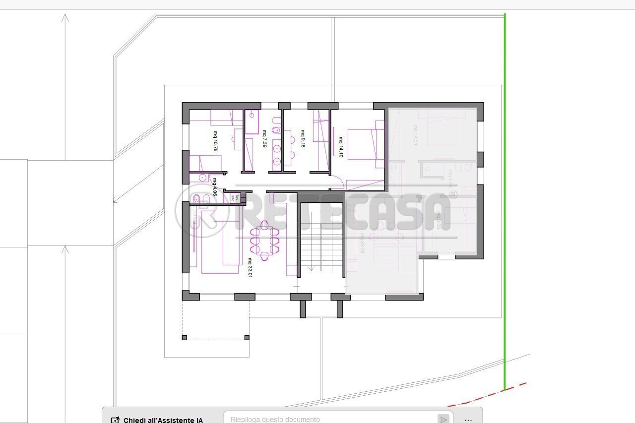 1 planimetria.jpg - Trilocale Valdagno - planimetria 1