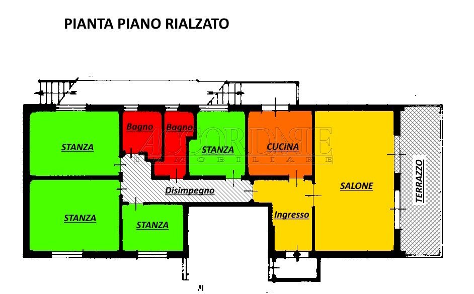 Pianta.jpg - Appartamento Via Altichieri da Zevio, Padova - planimetria 1