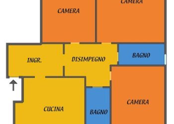 PLANIMETRIA.jpeg - Quadrilocale Bologna (zona Lame) - foto 1