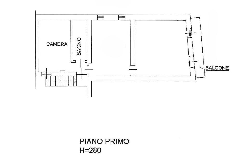 Casa semi indipendente Corso Vittorio Emanuele, Albiano d'Ivrea - planimetria 1