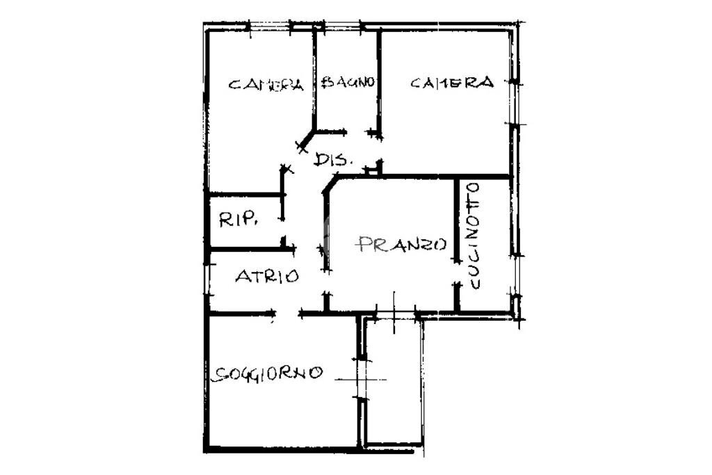Quadrilocale Via F. Guicciardini, Zola Predosa - planimetria 1