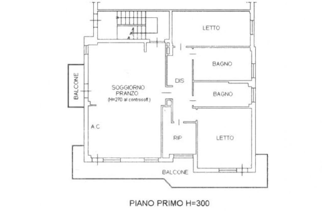 Quadrilocale via Corso XXI Gennaio, Vallefoglia - planimetria 1