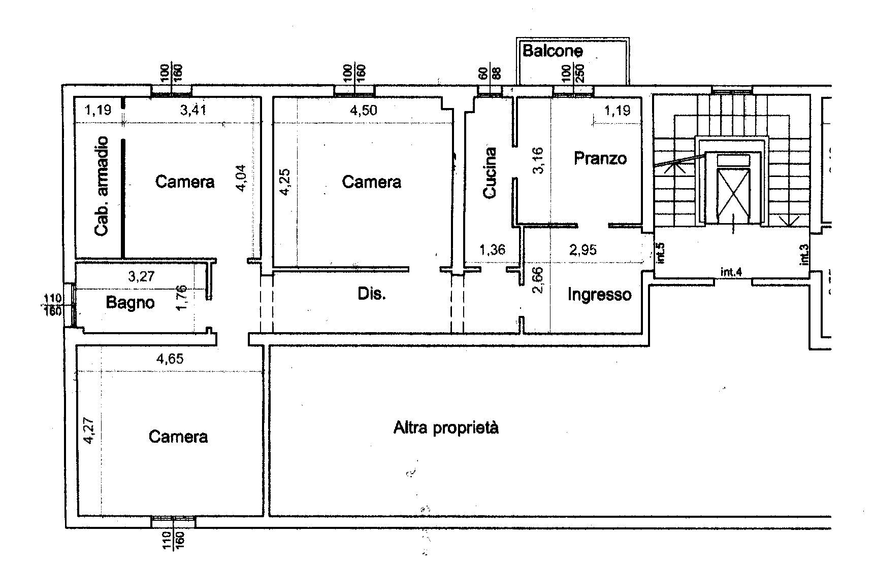 Appartamento via di Corticella, 54, Bologna (zona Corticella) - planimetria 1