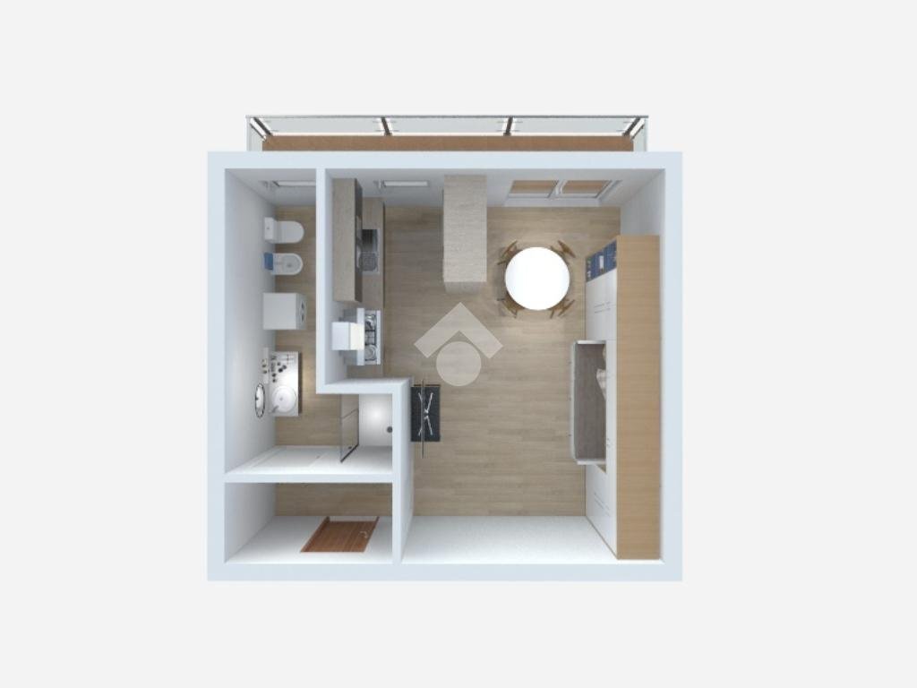 One-room apartment Via tartini, Milano (neighborhood Dergano) - floor plans 1