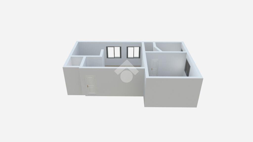 Two-room apartment Piazza Dei Daini, Milano (neighborhood Bicocca) - floor plans 1