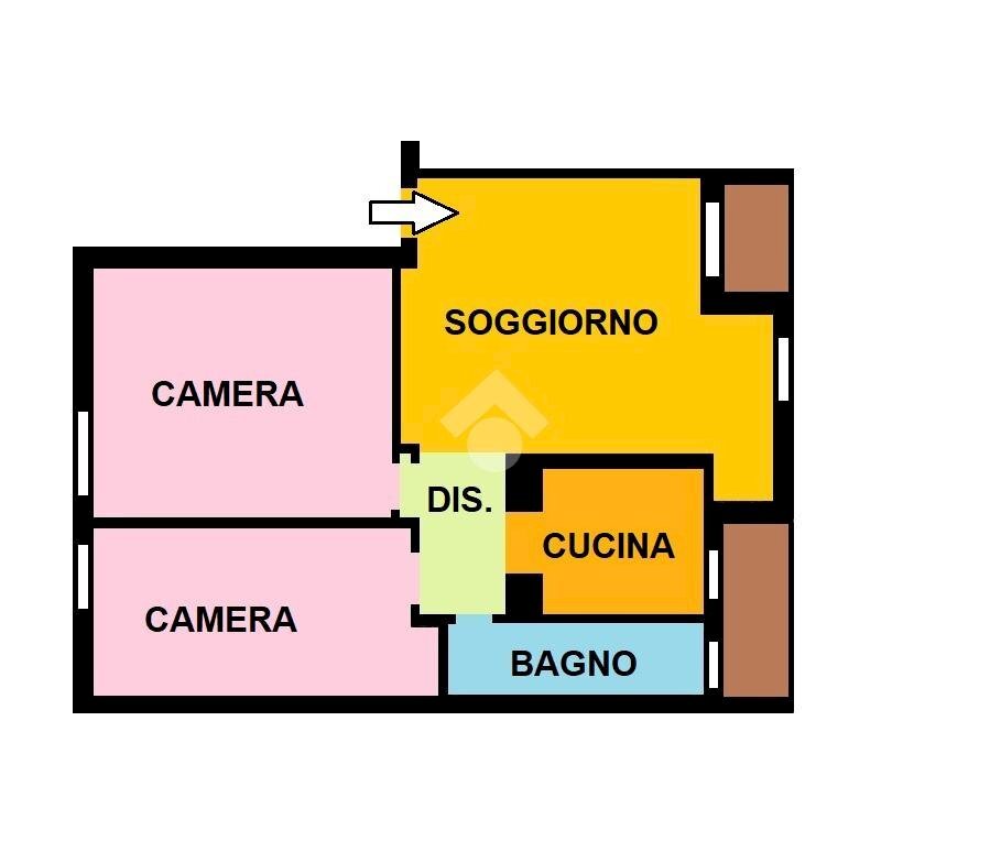 Trilocale Via S. Giusto, Milano (zona San Siro) - foto 2