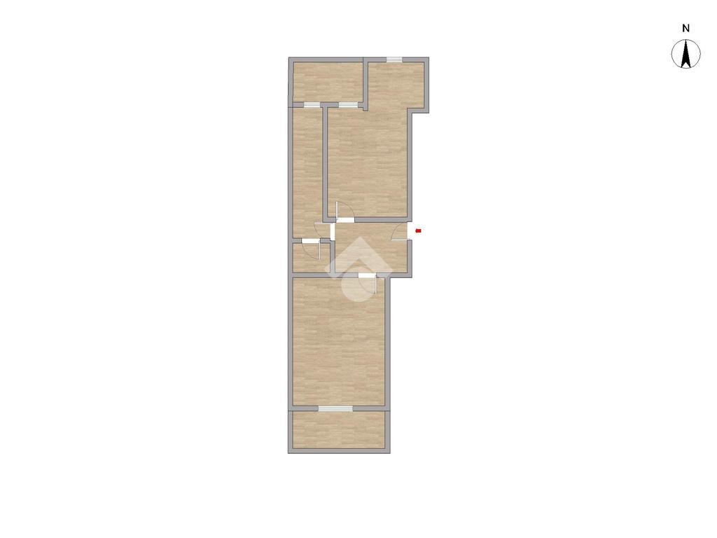 Bilocale Via bibiana, Torino (zona Borgo Vittoria) - planimetria 1
