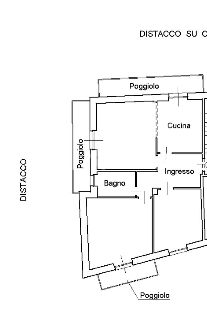 Appartamento Via purgatorio, Genova (zona Coronata) - planimetria 1
