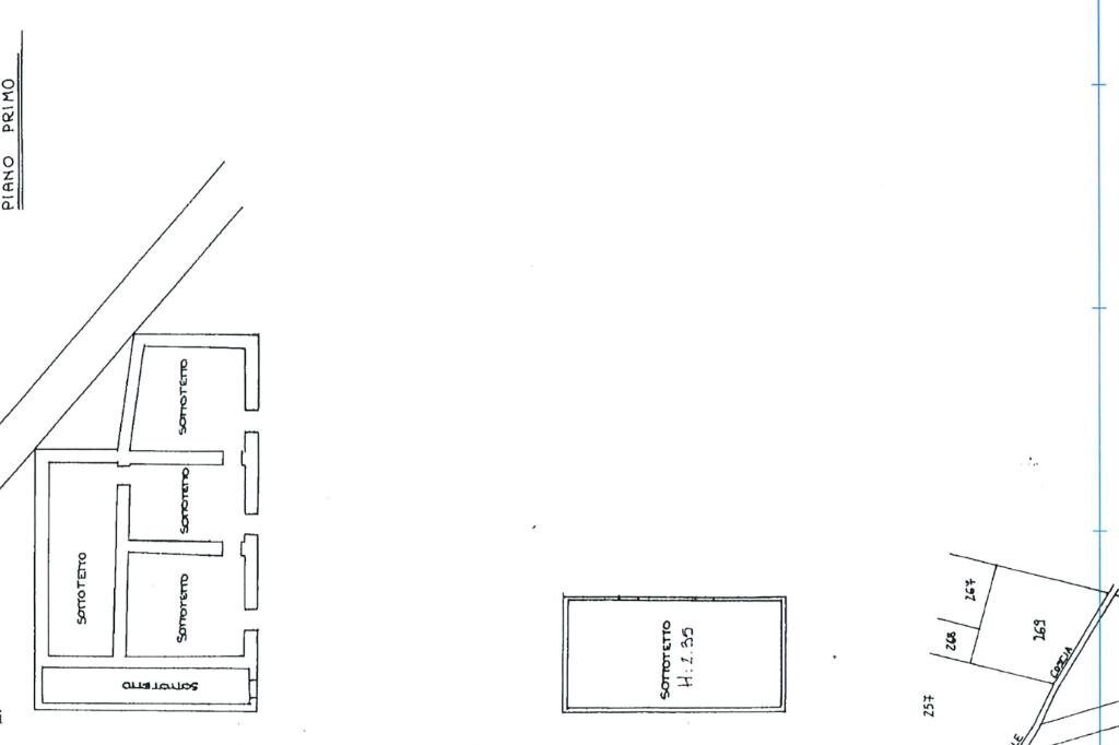 Independent house Via dei Coscia, Alessandria - floor plans 1