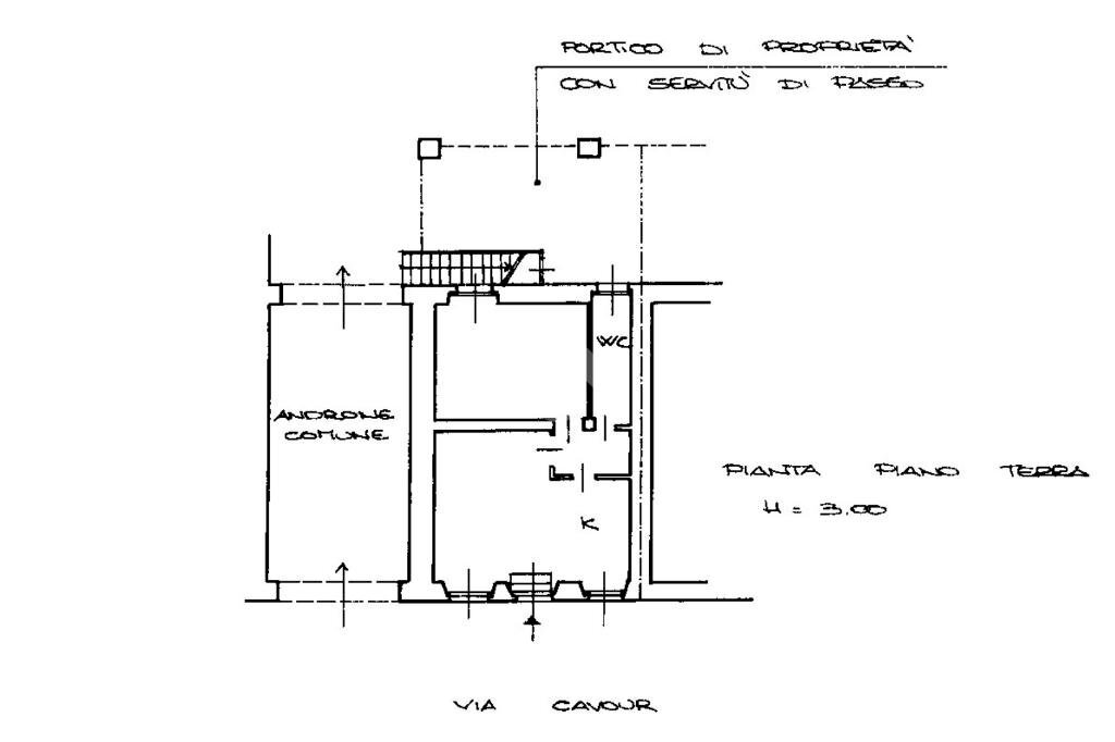 Two-room apartment Via Cavour, Grezzago - floor plans 1