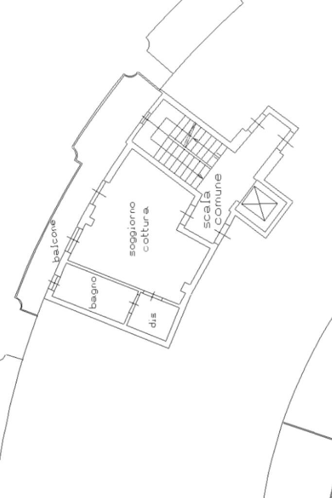 One-room apartment Via milano, Vittuone - floor plans 1