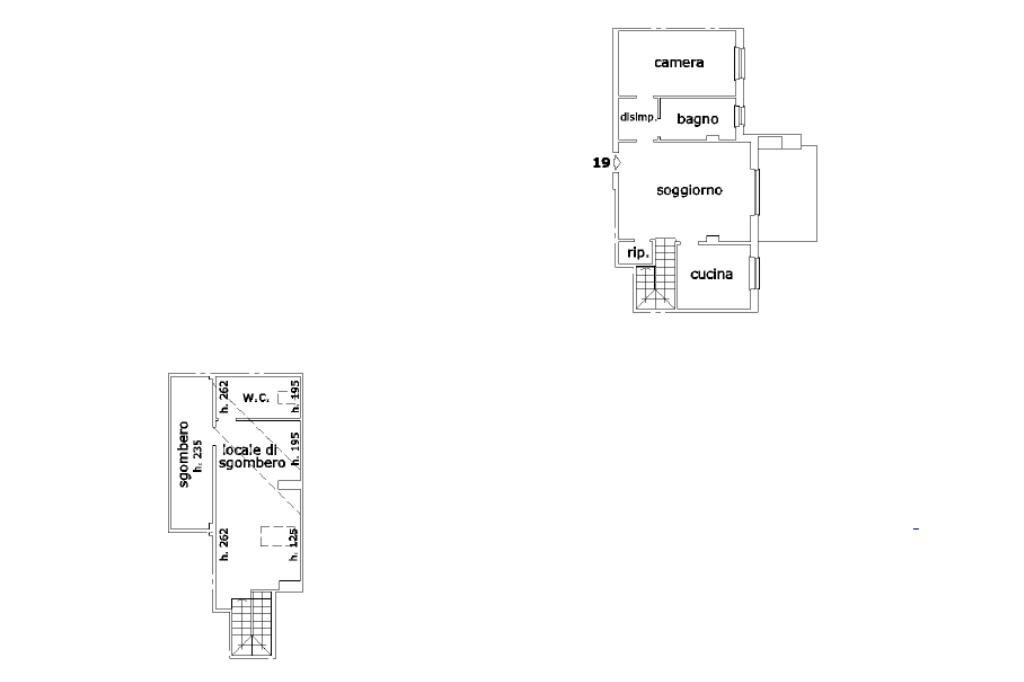 Four-room apartment Corso Divisione Acqui, Acqui Terme - floor plans 1