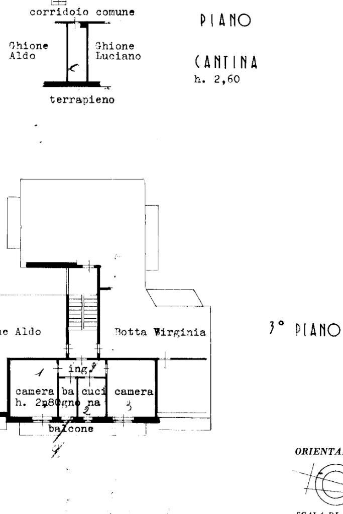 Trilocale Via Marconi, Quaregna Cerreto - planimetria 1