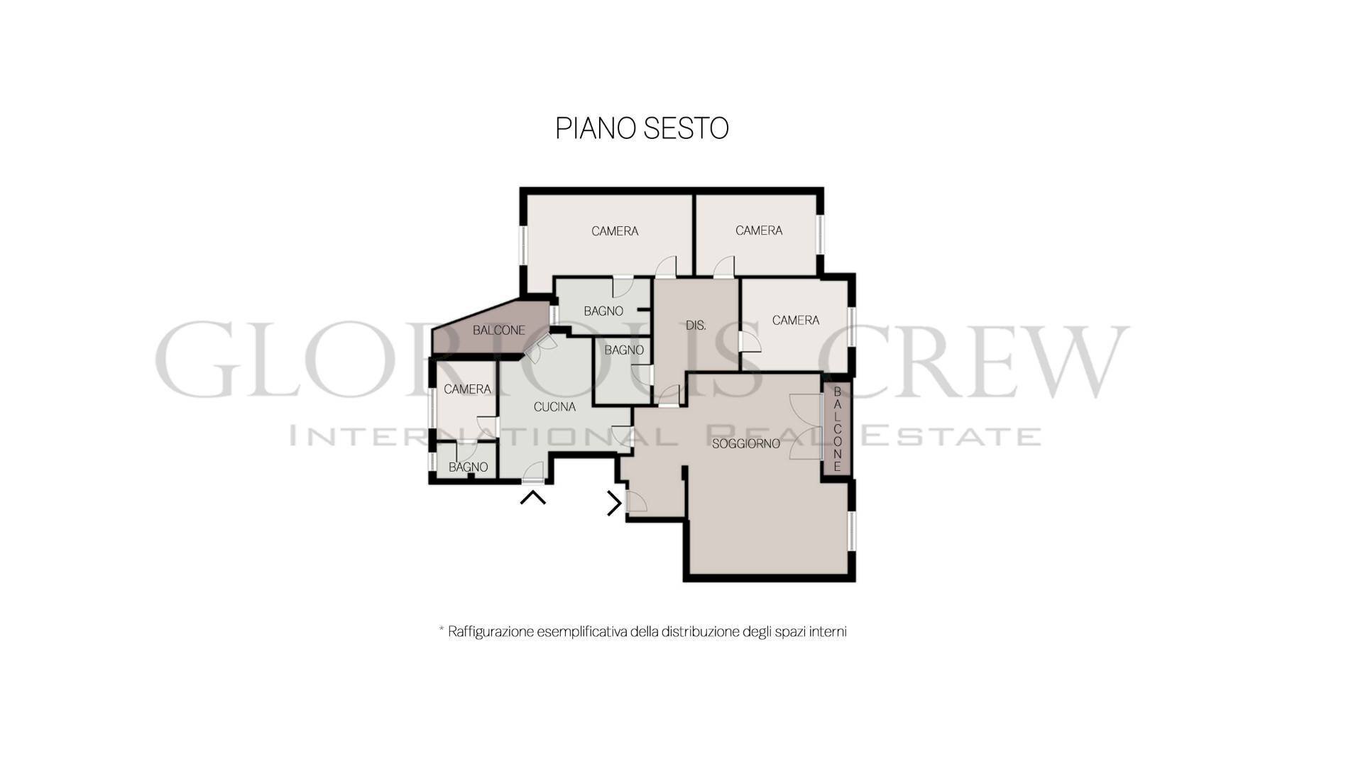Foto 17 - Appartamento Viale Beatrice D'este, Milano - planimetria 1