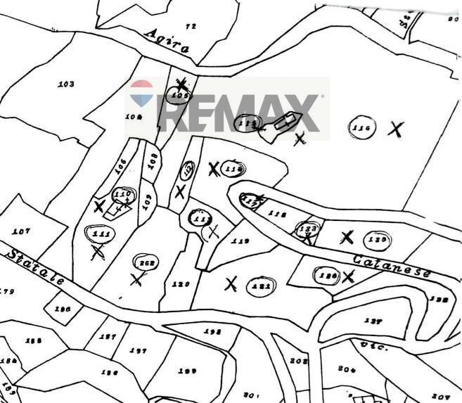 Pianta 2D - Agricultural land Contrada San Giuliano, Agira - floor plans 1