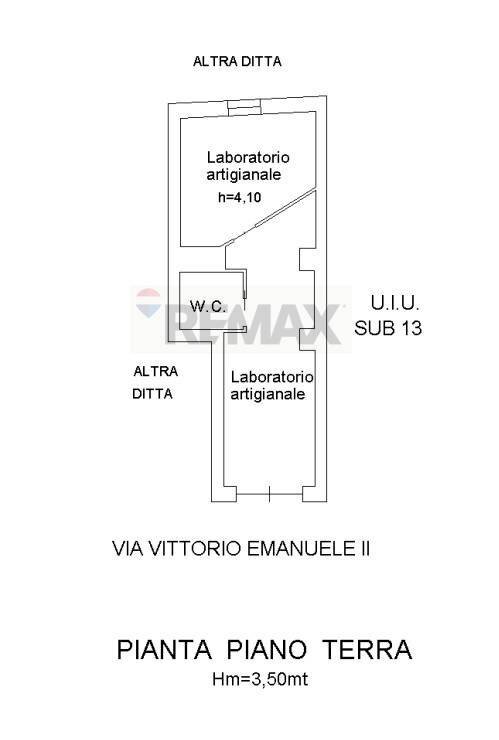 Pianta 2D - Shop Via Vittorio Emanuele II
 
553, Catania - floor plans 1