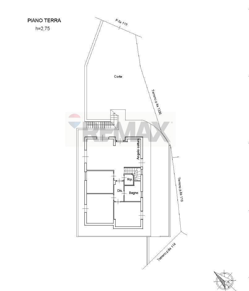 Pianta 2D - Villa contrada Caria, Naso - floor plans 1