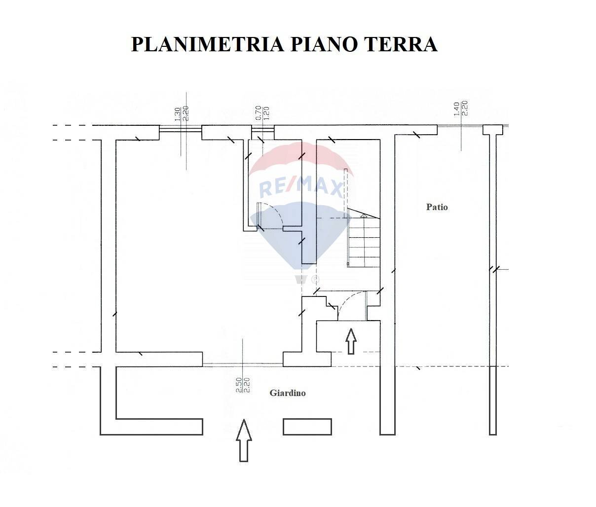 Pianta 2D - Villa a Schiera via onna
 
48, L'Aquila - planimetria 1