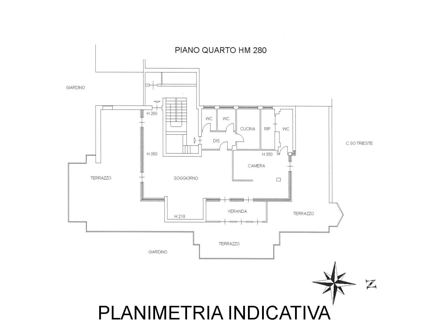 Foto 23 - Attic Corso Trieste, Torino - floor plans 1