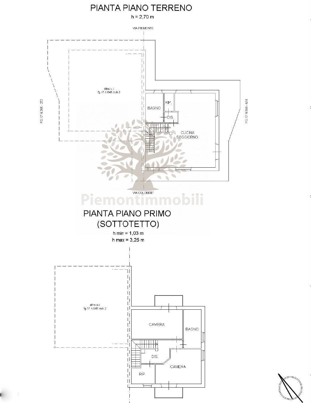 Foto 37 - Villa via Colombè
 
22, Trana - floor plans 1