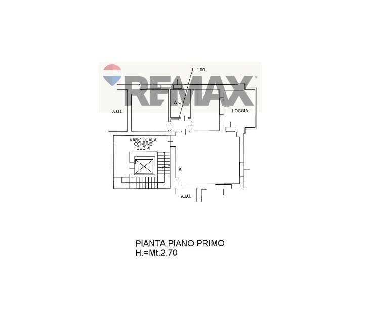 Pianta 2D - Trilocale via Quontino di Vona
 
33, Cassano d'Adda - planimetria 1