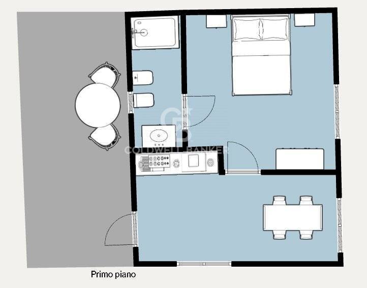Foto 21 - Two-room apartment Via delle Ginestre, Marciana - floor plans 1