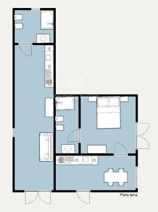 Foto 19 - Three-room apartment Via delle Ginestre, Marciana - floor plans 1