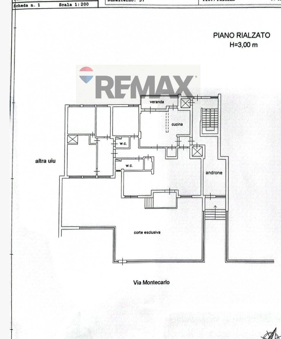 Pianta 2D - Apartment Via Montecarlo
 
7, Palermo - floor plans 1