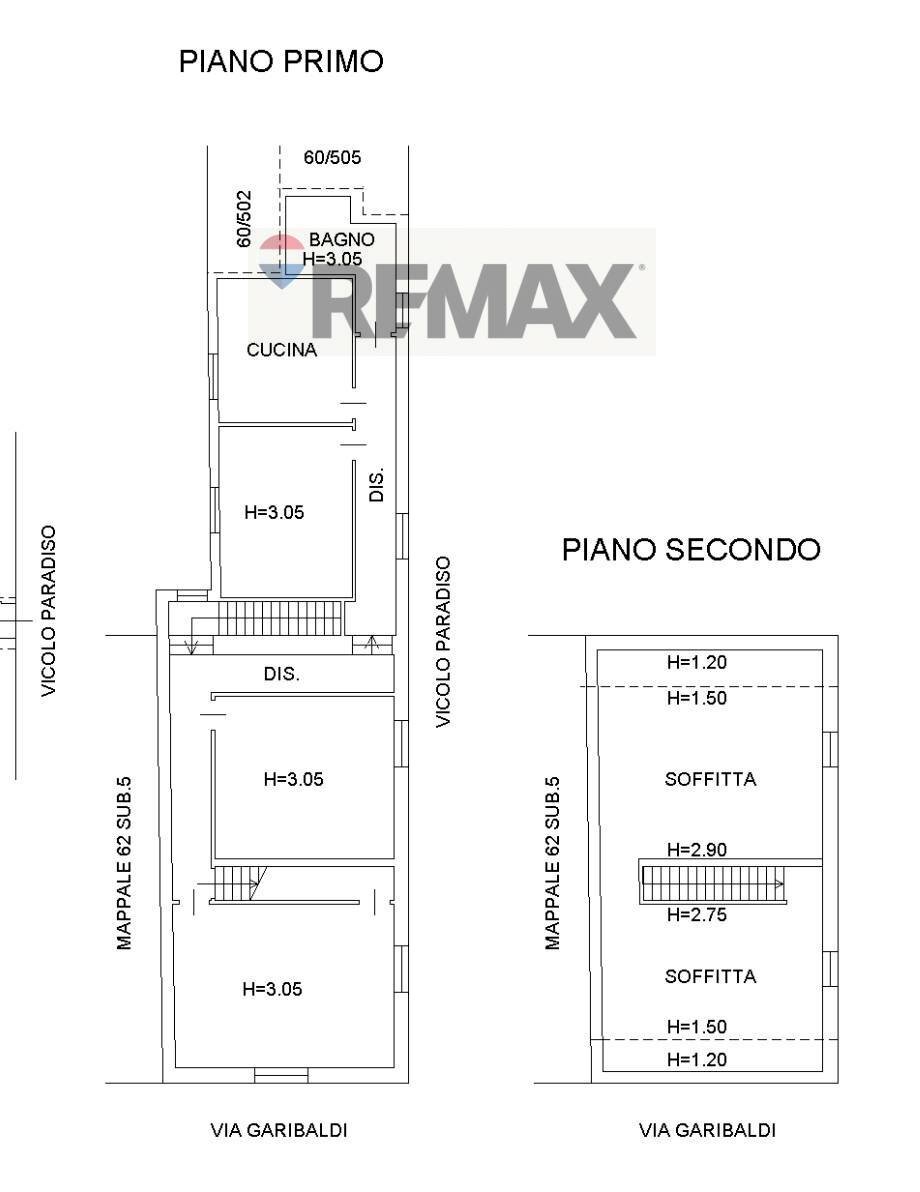 Pianta 2D - Casa semi indipendente Ostiano - planimetria 1