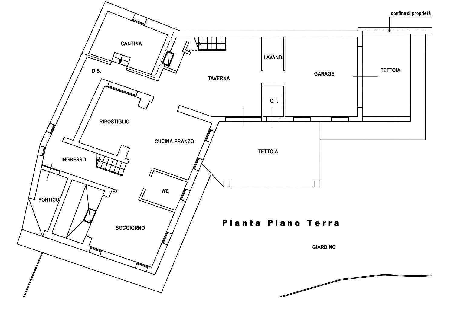 Foto 39 - Independent house Via Borgo
 
19, Longare - floor plans 1