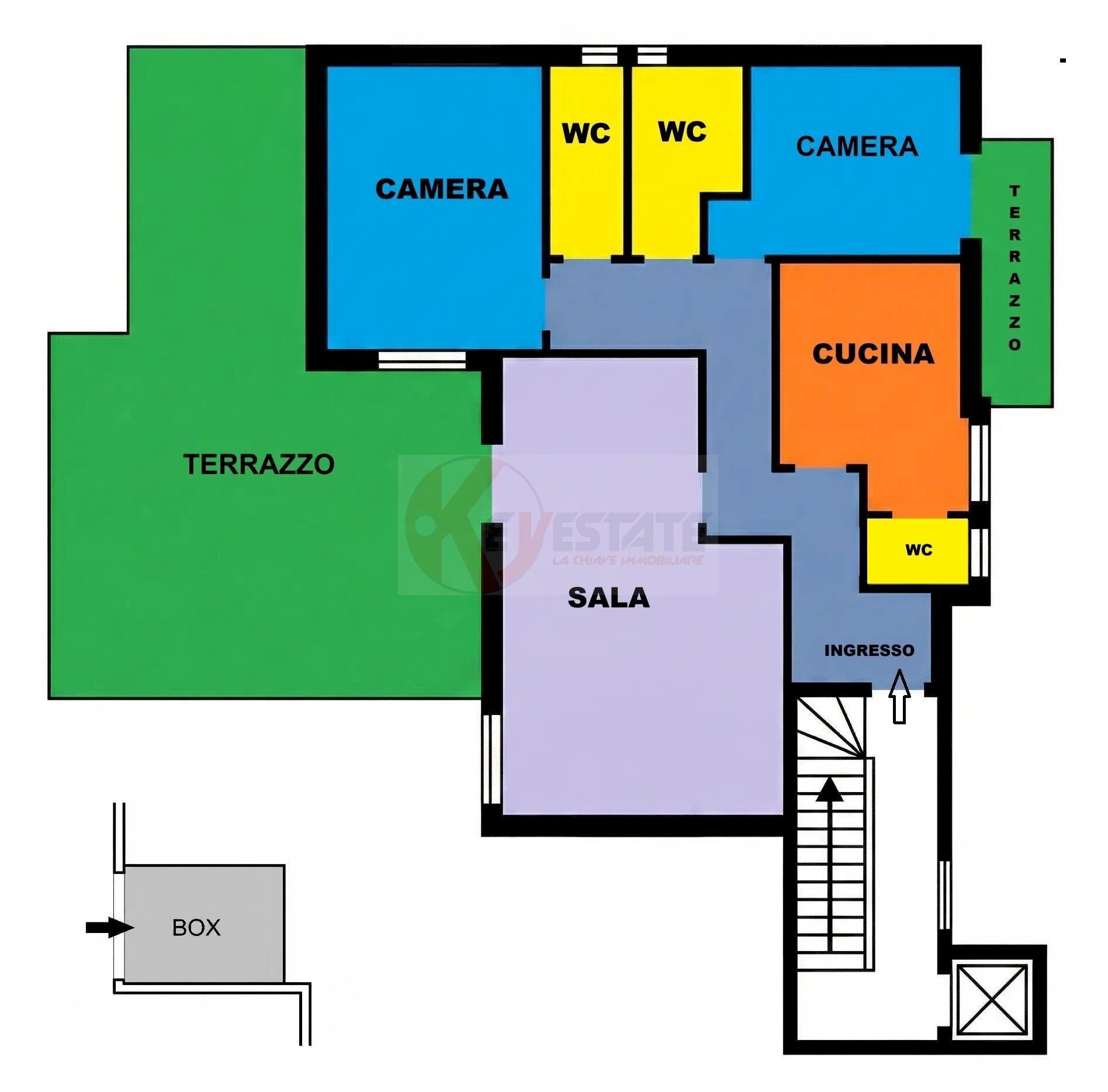 Foto 52 - Attic Via Dau
 
14, Sassari - floor plans 1