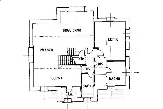 Planimetria - Attico via s. alessandro, Bergamo - planimetria 1
