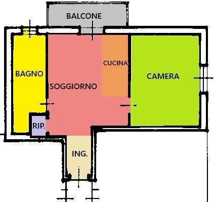 Foto 27 - Two-room apartment via masina, Rottofreno - floor plans 1