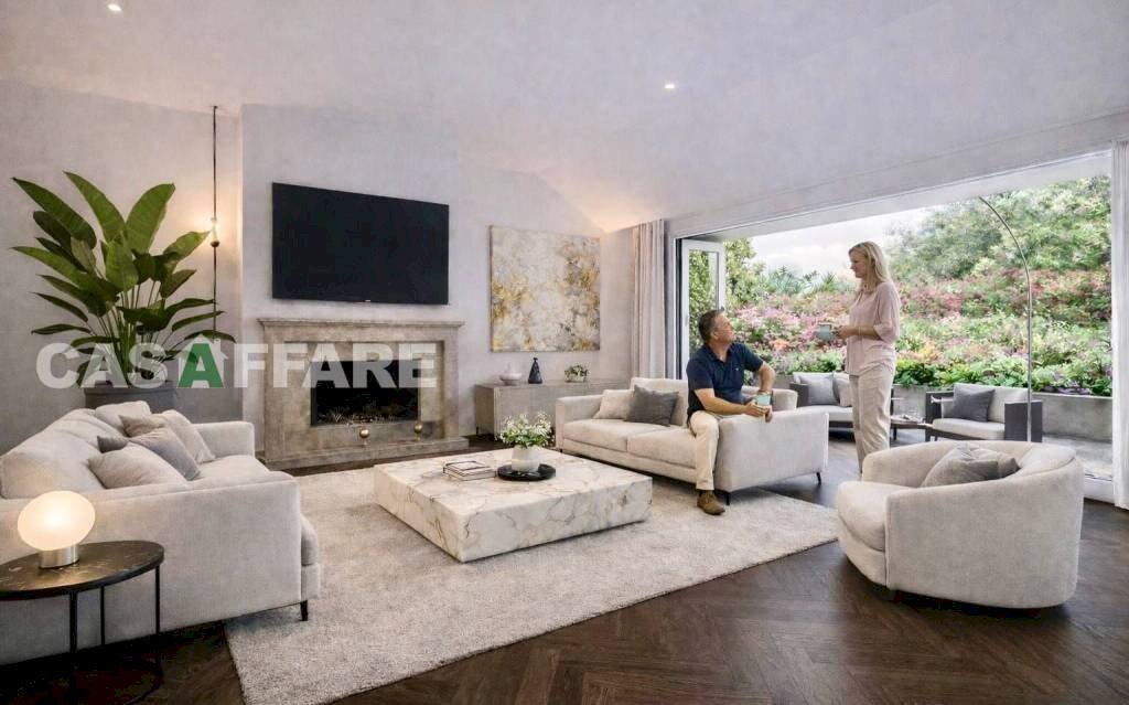 Salone - Villa a Schiera viale Giulio Zavaritt, Gorle - foto 3