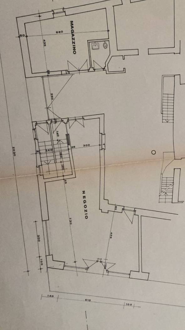 Shop via Giuseppe Garibaldi, Borgo San Dalmazzo - floor plans 1