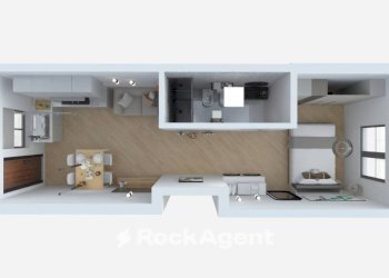 Planimetria - Loft via Luigi Vestri, 14, Bologna (zona San Donato) - foto 3