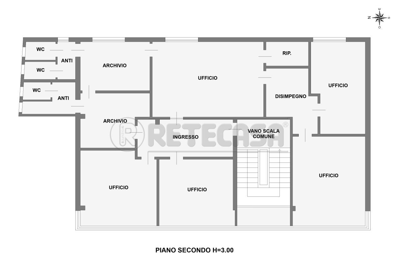 PLANIMETRIA - Office Via dei Colli 33, Padova - floor plans 1