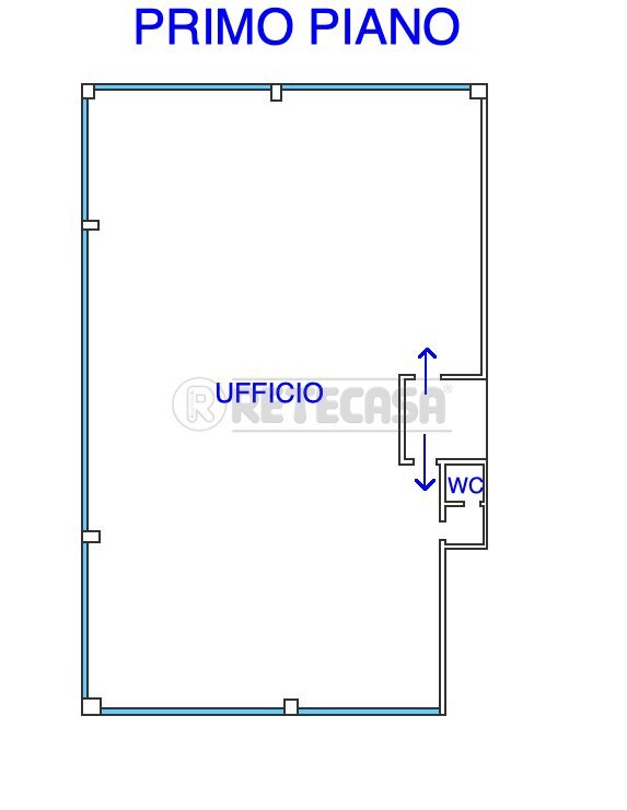 PLANIMETRIA - Office Via Pier Paolo Pasolini 1, Pradamano - floor plans 1