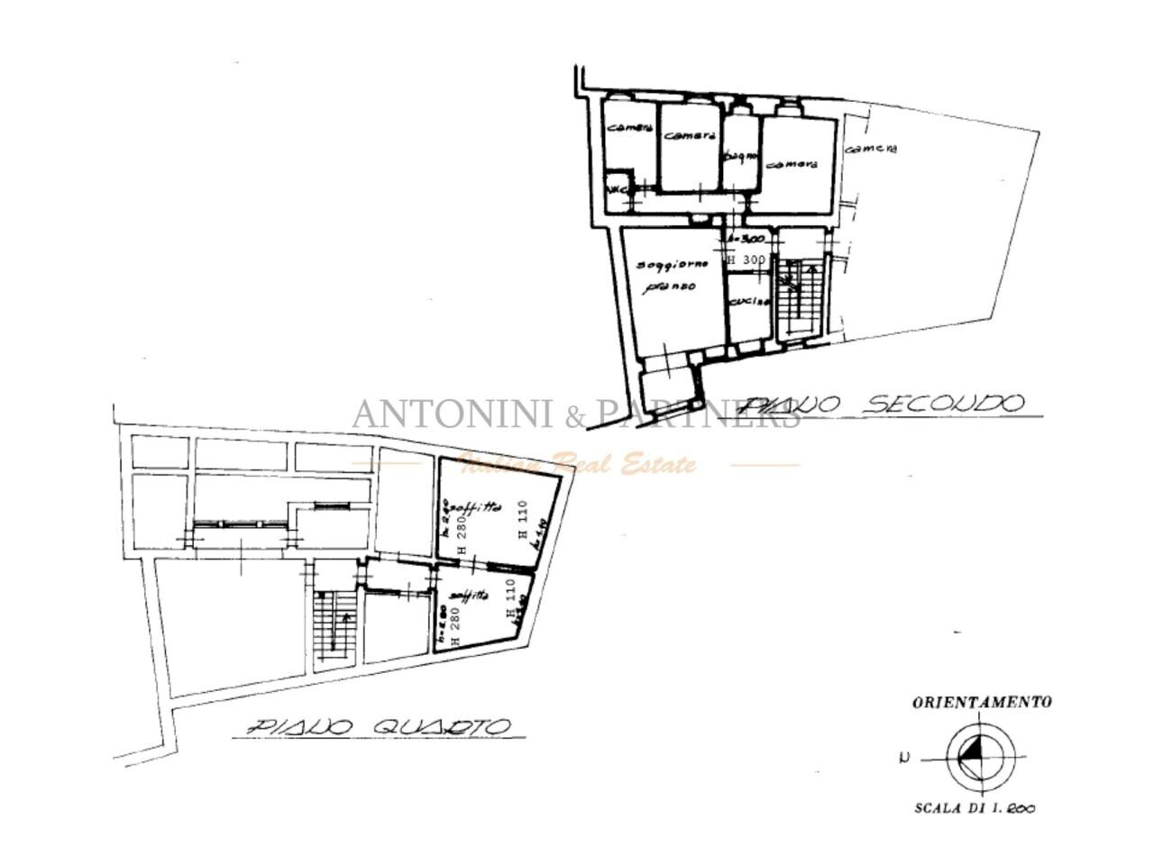 Planimetria Appartamento Jacopone.jpg - Apartment Via San Benedetto, Todi - floor plans 1