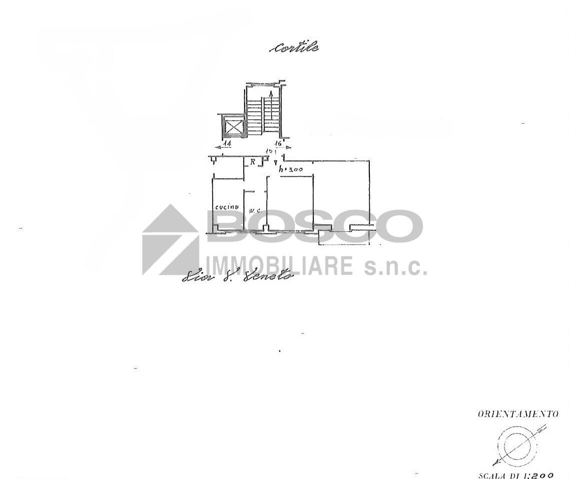 planim. Via veneto per pubblicazione - Three-room apartment Via V. Veneto 111, La Spezia - floor plans 1