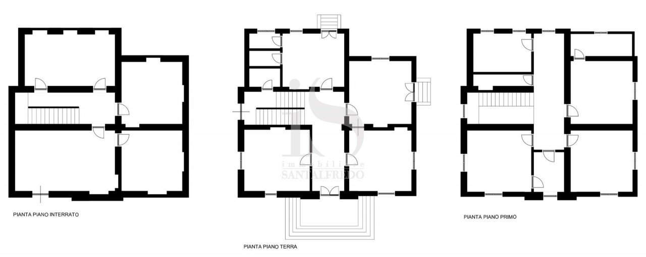 Planimetria Villa - Villa VIA MAZZINI, 98, Vimercate - planimetria 1