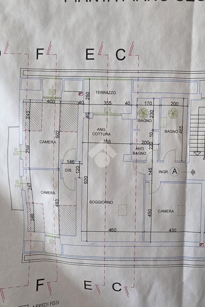 Four-room apartment Via asiago, Candiolo - floor plans 1