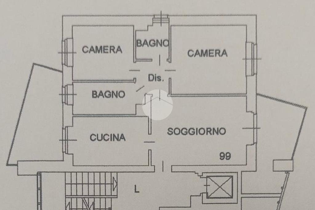 Four-room apartment Via Niccolò Tommaseo, Collegno - floor plans 1