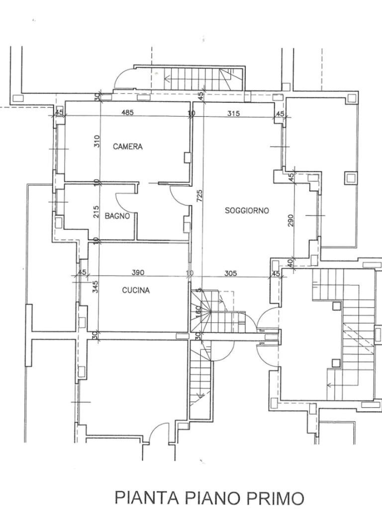 Apartment Via Aldo Moro, Pianezza - floor plans 1