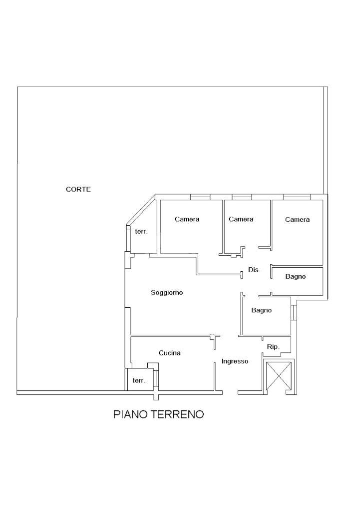 Appartamento Via Predosa, Zola Predosa - planimetria 1