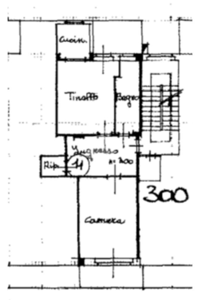 Two-room apartment Via sesia, Rivoli - floor plans 1