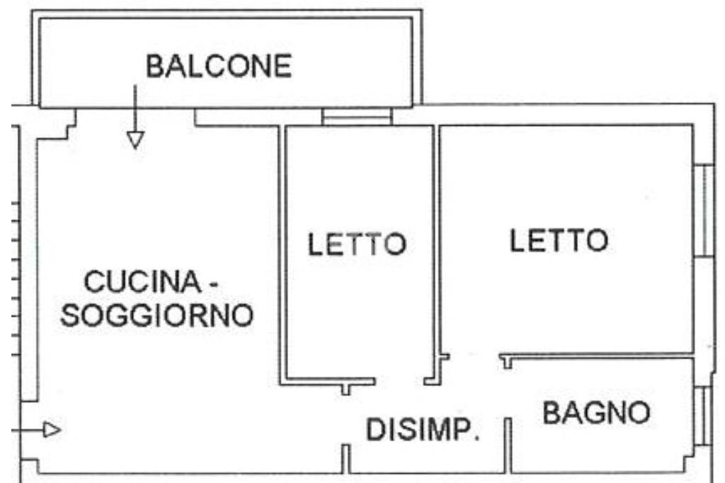 Three-room apartment Via Prov. Circonvallazione, Molinella - floor plans 1
