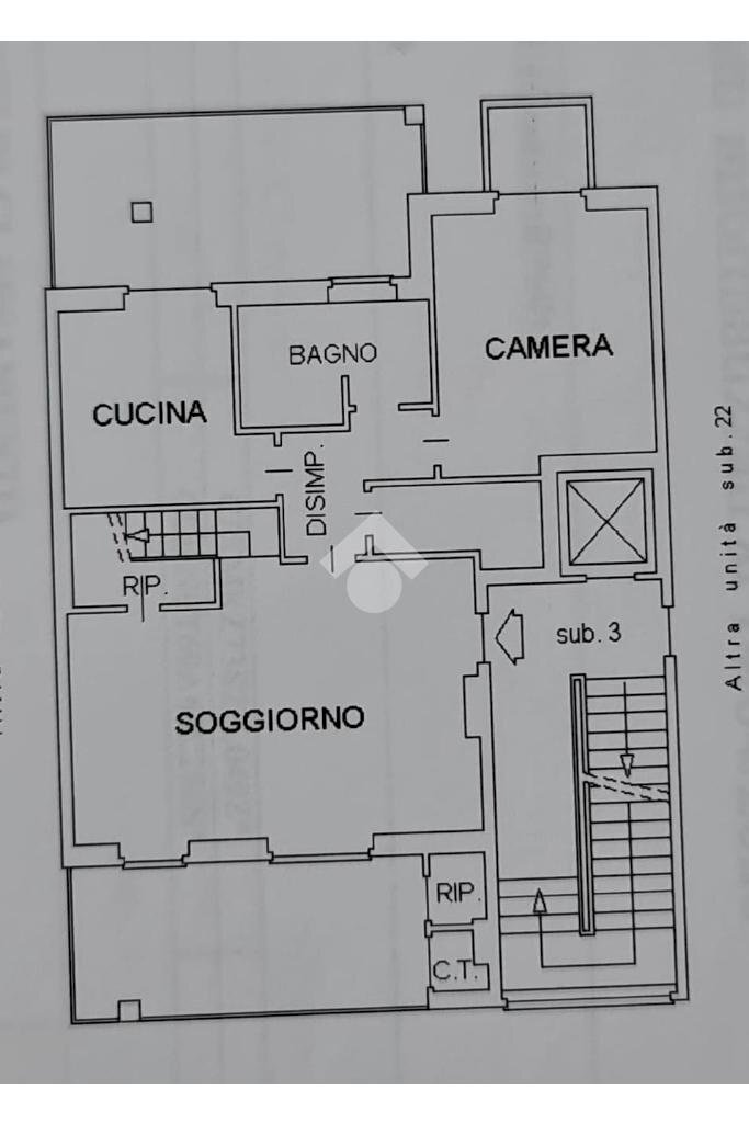 Appartamento Via alle Fabbriche, Caselle Torinese - planimetria 1
