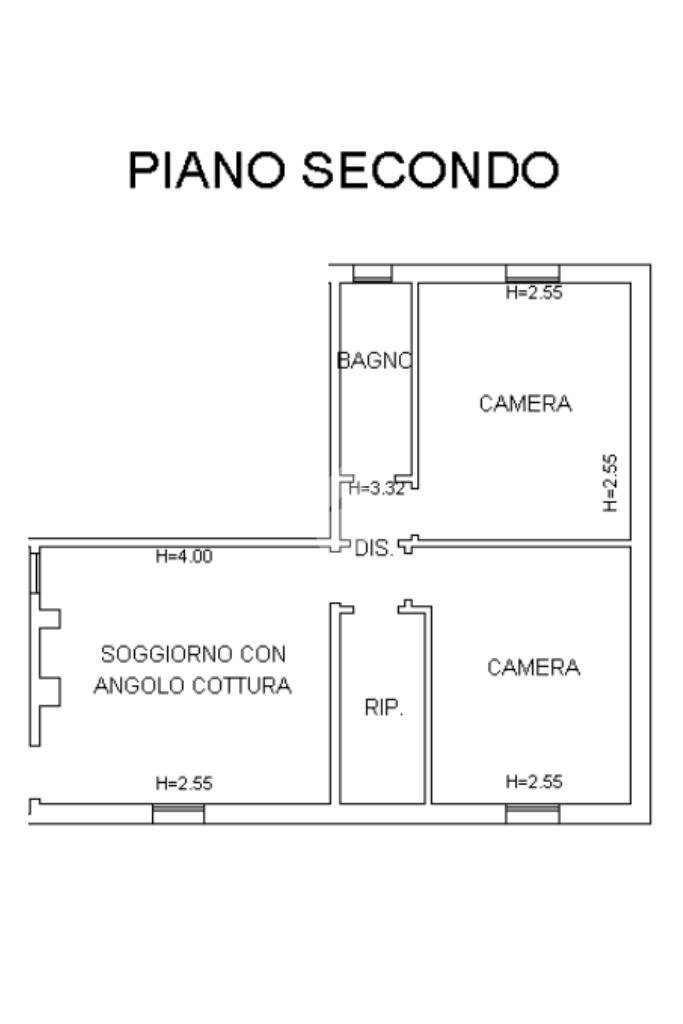 Three-room apartment Via delle Officine, Zola Predosa - floor plans 1