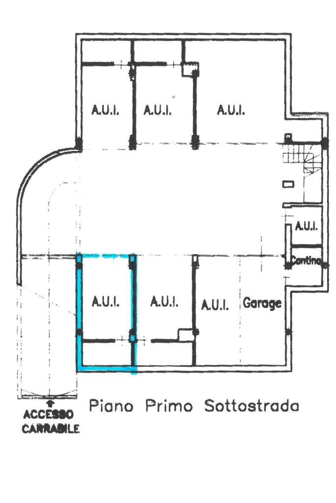 Parking space Via Caduti per la Libertà, Cervia - floor plans 1